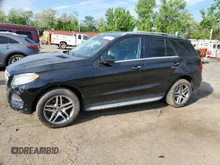 2016 Mercedes-Benz GLE 350 with VIN 4JGDA5JB7GA696206, listed as a Copart auction lot 54881175 with 130,530 mi miles and Salvage title. Bid and sale history available at DreamBid. Image 1.