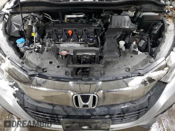 2022 Honda HR-V EX-L with VIN 3CZRU6H72NM719622, listed as a Copart auction lot 86603854 with 37,368 mi miles and Salvage Title. Bid and sale history available at carsss.com. Image 14.