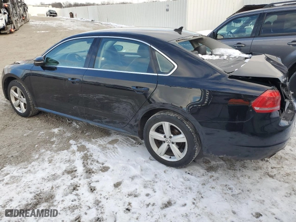 2012 Volkswagen Passat SE w/Sunroof with VIN 1VWBH7A35CC047429, listed as a Copart auction lot 45800395 with 221,051 mi miles and Non Repairable. Bid and sale history available at carsss.com. Image 2.