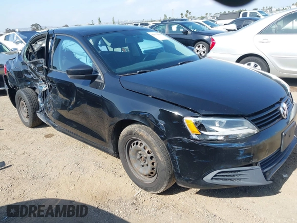2014 Volkswagen Jetta S with VIN 3VW2K7AJ0EM389758, listed as a IAAI auction lot 42177916 with 155,160 mi miles and . Bid and sale history available at DreamBid. Image 1.