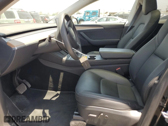 2024 Tesla Model Y Long Range with VIN 7SAYGDEEXRA253111, listed as a Copart auction lot 60929295 with 16,423 mi miles and Salvage title. Bid and sale history available at DreamBid. Image 7.
