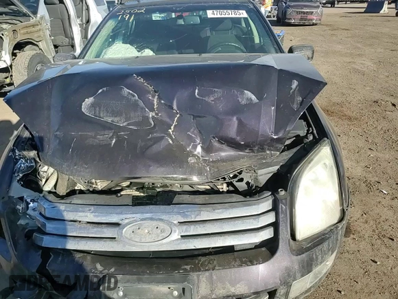 2007 Ford Fusion SEL with VIN 3FAHP02177R172739, listed as a Copart auction lot 47055785 with 139,228 mi miles and Salvage Title. Bid and sale history available at carsss.com. Image 10.