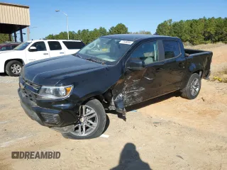 2022 Chevrolet Colorado 2WD Work Truck with VIN 1GCGSBEN0N1174189, listed as a Copart auction lot 77530094 with 75,583 mi miles and Salvage Title. Bid and sale history available at carsss.com. Image 1.