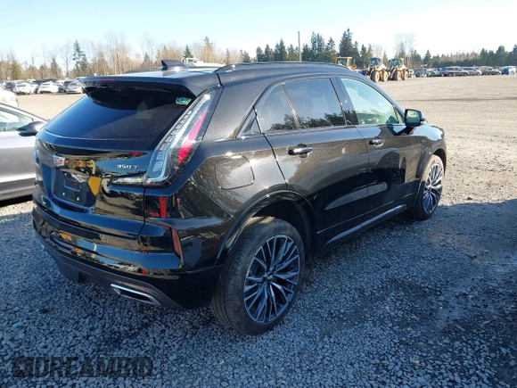 2024 Cadillac XT4 AWD Sport with VIN 1GYFZFR44RF198384, listed as a IAAI auction lot 41691257 with 5,400 mi miles and . Bid and sale history available at DreamBid. Image 4.