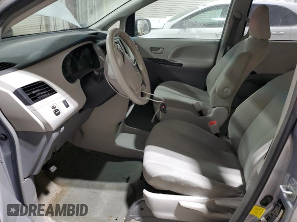 2012 Toyota Sienna with VIN 5TDZK3DC7CS231079, listed as a Copart auction lot 41809535 with 157,154 mi miles and Salvage Title. Bid and sale history available at carsss.com. Image 7.