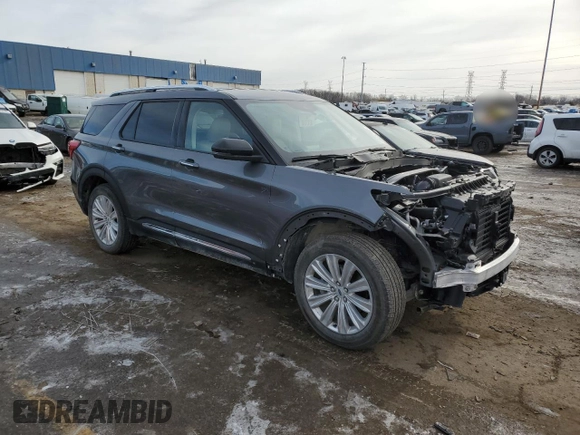 2023 Ford Explorer Limited with VIN 1FMSK8FH0PGB92578, listed as a Copart auction lot 44310705 with 20,261 mi miles and Salvage Title. Bid and sale history available at carsss.com. Image 4.