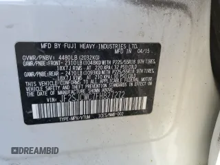 2015 Subaru Forester Touring with VIN JF2SJCWC7FH827272, listed as a Copart auction lot 53805135 with 200,320 mi miles and Salvage title. Bid and sale history available at DreamBid. Image 12.