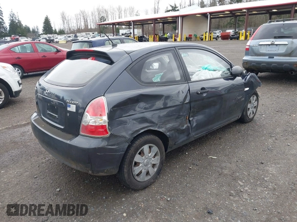 2007 Hyundai Accent GS with VIN KMHCM36C27U002822, listed as a IAAI auction lot 41671406 with 1 mi miles. Bid and sale history available at carsss.com. Image 4.
