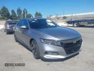 2019 Honda Accord Sedan Sport 1.5T with VIN 1HGCV1F30KA033438, listed as a IAAI auction lot 41758952 with 56,510 mi miles. Bid and sale history available at carsss.com. Image 1.