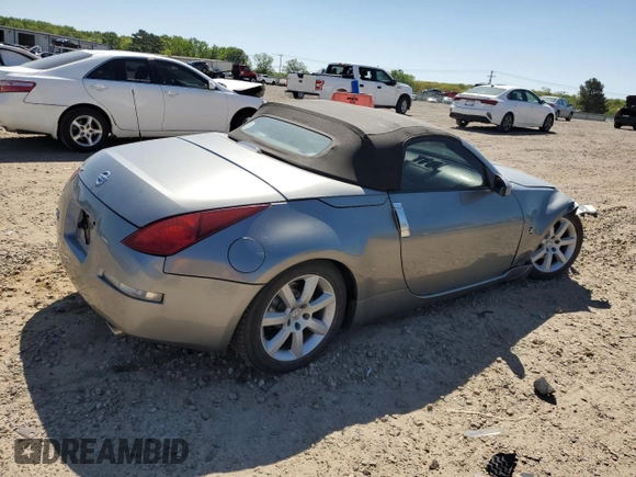 2004 Nissan 350Z Touring with VIN JN1AZ36A44M251374, listed as a Copart auction lot 53182045 with 100,255 mi miles and Salvage Title. Bid and sale history available at DreamBid. Image 3.