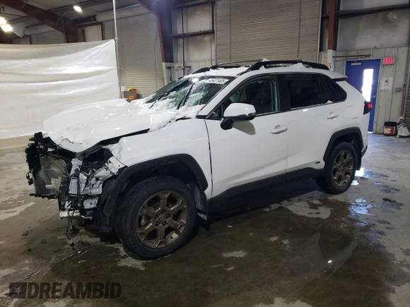 2023 Toyota RAV4 Hybrid XLE with VIN 2T3UWRFV7PW170904, listed as a Copart auction lot 45421405 with 101,610 mi miles and Salvage Title. Bid and sale history available at carsss.com. Image 1.