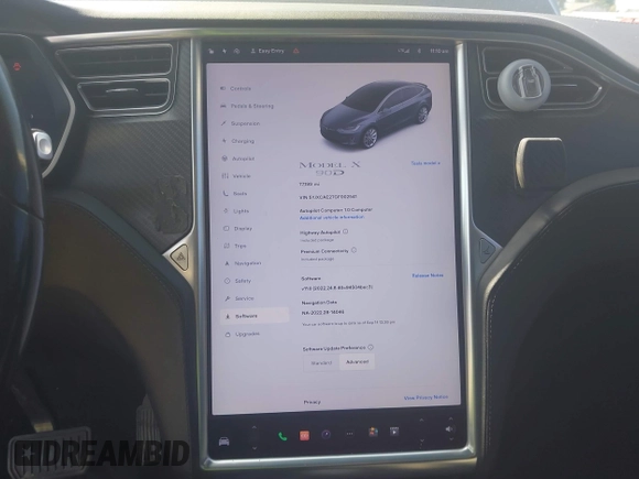 2016 Tesla Model X 70D z VIN 5YJXCAE27GF002541, wystawiony jako IAAI lot #41957228 z przebiegiem 77 199 mil mil oraz . Historia ofert i sprzedaży dostępna na DreamBid. Obrazek 18.
