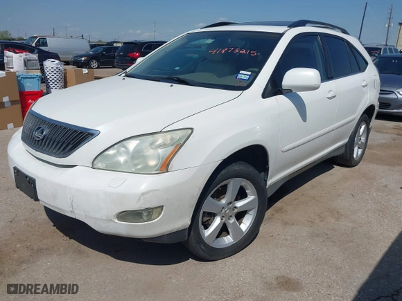 2005 Lexus RX 330 with VIN 2T2GA31U25C036229, listed as a IAAI auction lot 41873215 with 149,696 mi miles. Bid and sale history available at carsss.com. Image 2.