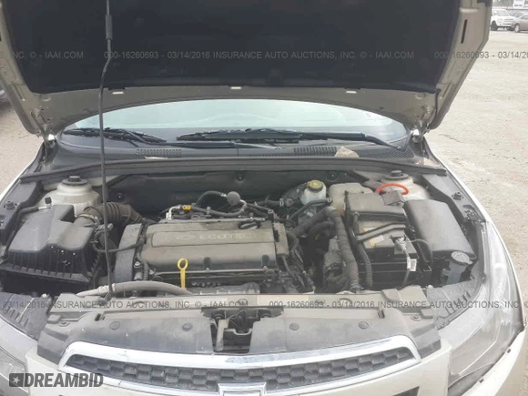 2014 Chevrolet Cruze LS with VIN 1G1PA5SH8E7230310, listed as a IAAI auction lot 16260693 with 36,756 mi miles. Bid and sale history available at carsss.com. Image 10.