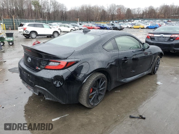 2024 Toyota GR86 Premium with VIN JF1ZNBE15R9759649, listed as a Copart auction lot 81493724 with 4,503 mi miles and Salvage Title. Bid and sale history available at carsss.com. Image 3.