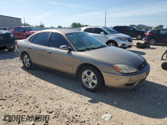 2004 Ford Taurus SE with VIN 1FAFP53U04A141688, listed as a Copart auction lot 55606685 with 134,548 mi miles and Salvage Title. Bid and sale history available at DreamBid. Image 4.