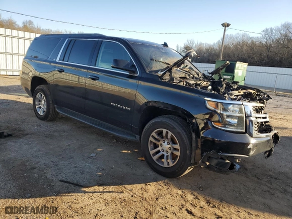 2019 Chevrolet Suburban LT with VIN 1GNSCHKCXKR187842, listed as a Copart auction lot 86890774 with 0 mi miles and Salvage Title. Bid and sale history available at carsss.com. Image 4.
