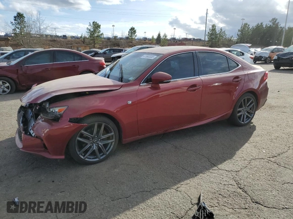 2015 Lexus IS 250 with VIN JTHBF1D28F5074236, listed as a Copart auction lot 47583335 with 155,899 mi miles and Salvage Title. Bid and sale history available at carsss.com. Image 1.