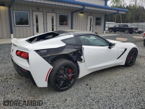 2015 Chevrolet Corvette 2LT with VIN 1G1YD2D71F5114443, listed as a Copart auction lot 50957345 with 87,930 mi miles and Salvage Title. Bid and sale history available at carsss.com. Image 3.