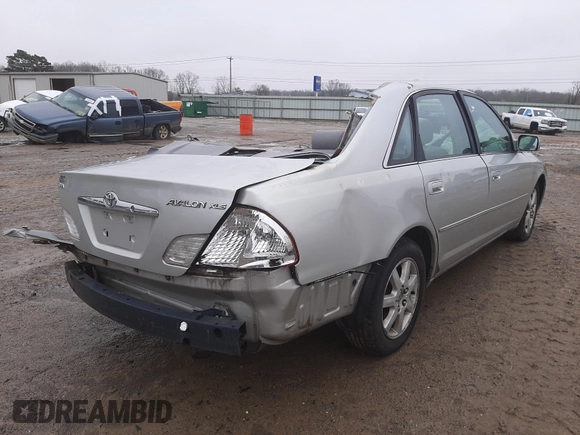 2002 Toyota Avalon XL with VIN 4T1BF28B02U223624, listed as a Copart auction lot 34912751 with 0 mi miles and Non Repairable. Bid and sale history available at carsss.com. Image 4.