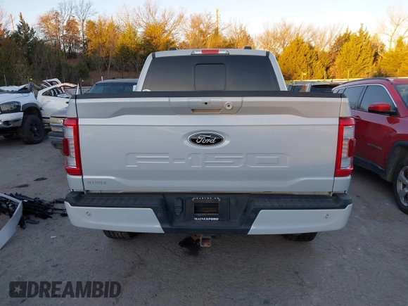 2022 Ford F-150 XL with VIN 1FTFW1E80NKE57691, listed as a IAAI auction lot 41154166 with 1 mi miles. Bid and sale history available at carsss.com. Image 17.