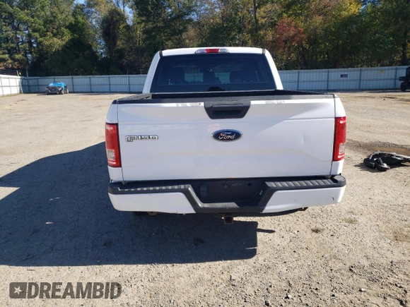 2017 Ford F-150 XL with VIN 1FTEW1C83HKD58172, listed as a Copart auction lot 80305554 with 131,377 mi miles and Salvage Title. Bid and sale history available at carsss.com. Image 6.