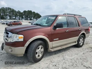 2007 Ford Expedition Eddie Bauer z VIN 1FMFU17557LA53531, wystawiony jako Copart lot #56835255 z przebiegiem 114 584 mil mil oraz Szkoda całkowita • Salvage title. Historia ofert i sprzedaży dostępna na DreamBid. Obrazek 1.