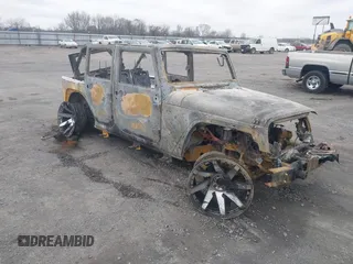 2008 Jeep Wrangler Unlimited Sahara with VIN 1J4GA59158L525516, listed as a IAAI auction lot 41611079 with Not Provided miles and . Bid and sale history available at carsss.com. Image 1.