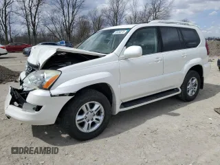 2006 Lexus GX 470 z VIN JTJBT20X160098938, wystawiony jako Copart lot #50450275 z przebiegiem 153 513 mil mil oraz Szkody całkowita. Historia ofert i sprzedaży dostępna na DreamBid. Obrazek 1.