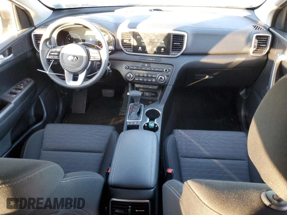 2020 Kia Sportage LX with VIN KNDPMCAC7L7650310, listed as a Copart auction lot 87936345 with 56,614 mi miles and Non Repairable. Bid and sale history available at carsss.com. Image 8.
