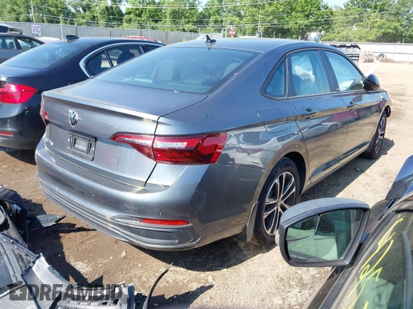 2024 Volkswagen Jetta Sport with VIN 3VWBM7BU2RM084111, listed as a IAAI auction lot 42532212 with 4,435 mi miles and . Bid and sale history available at DreamBid. Image 4.