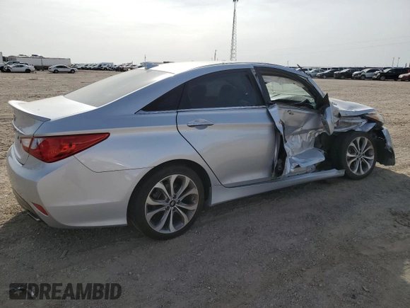 2014 Hyundai Sonata SE with VIN 5NPEC4AC7EH828456, listed as a Copart auction lot 51327875 with 162,843 mi miles and Salvage Title. Bid and sale history available at DreamBid. Image 3.