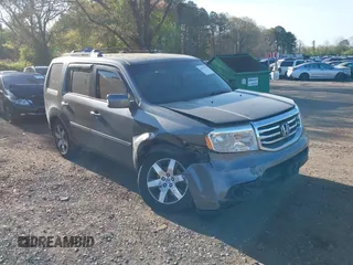 2013 Honda Pilot EX-L with VIN 5FNYF4H58DB009660, listed as a IAAI auction lot 42137370 with 103,587 mi miles. Bid and sale history available at carsss.com. Image 1.