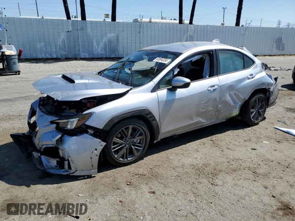 2023 Subaru WRX with VIN JF1VBAB64P8823698, listed as a Copart auction lot 63894334 with Not provided miles and Salvage title. Bid and sale history available at DreamBid. Image 1.
