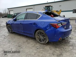 2019 Acura ILX w/Premium/A-Spec Pkg with VIN 19UDE2F81KA002043, listed as a Copart auction lot 72591162 with 83,842 mi miles. Bid and sale history available at carsss.com. Image 2.