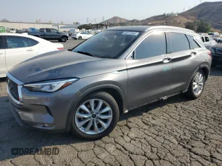 2019 Infiniti QX50 Essential with VIN 3PCAJ5M10KF125604, listed as a Copart auction lot 63872955 with 130,161 mi miles and Salvage title. Bid and sale history available at DreamBid. Image 1.