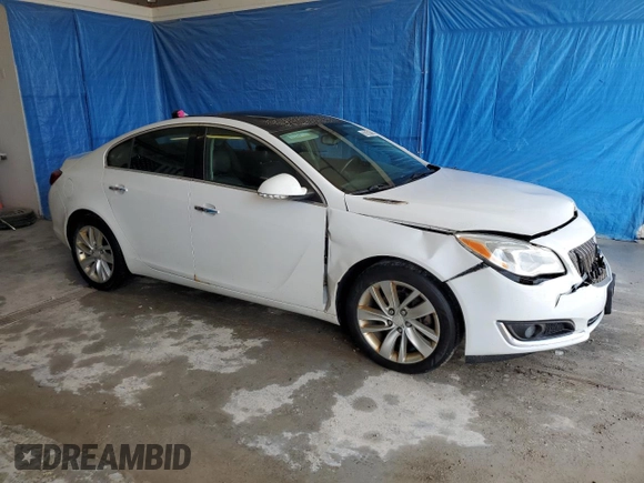 2014 Buick Regal Premium I with VIN 2G4GN5EX4E9314116, listed as a Copart auction lot 61821395 with 144,708 mi miles and Salvage title. Bid and sale history available at DreamBid. Image 4.