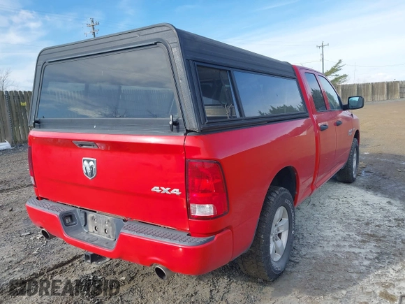 2017 Ram 1500 Express with VIN 1C6RR7FT2HS530792, listed as a IAAI auction lot 41136623 with Not Provided miles. Bid and sale history available at carsss.com. Image 4.