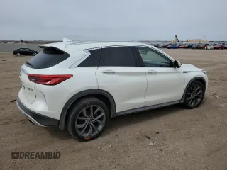 2019 Infiniti QX50 Essential with VIN 3PCAJ5M33KF102349, listed as a Copart auction lot 50349125 with 147,683 mi miles and Salvage Title. Bid and sale history available at DreamBid. Image 3.