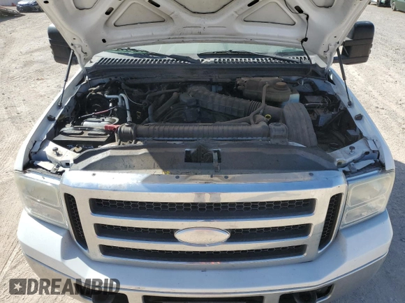 2005 Ford F-250 XL with VIN 1FTSX21Y15EC59370, listed as a Copart auction lot 52620765 with 124,584 mi miles and Salvage Title. Bid and sale history available at DreamBid. Image 12.