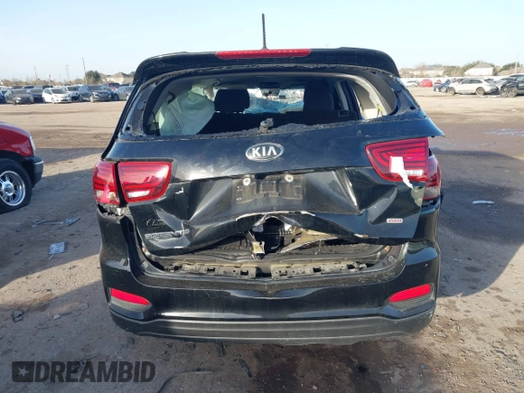 2019 Kia Sorento LX with VIN 5XYPG4A38KG499203, listed as a IAAI auction lot 41367538 with 1 mi miles. Bid and sale history available at carsss.com. Image 16.