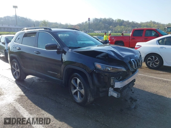2022 Jeep Cherokee Limited with VIN 1C4PJMDX1ND520783, listed as a IAAI auction lot 41989564 with 55,947 mi miles and . Bid and sale history available at DreamBid. Image 1.