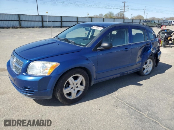 2009 Dodge Caliber SXT with VIN 1B3HB48A99D157051, listed as a Copart auction lot 52098965 with 188,268 mi miles and Salvage Title. Bid and sale history available at carsss.com. Image 1.