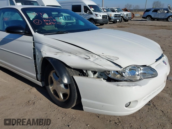 2004 Chevrolet Monte Carlo SS with VIN 2G1WX12K349121362, listed as a IAAI auction lot 41721661 with 80,371 mi miles. Bid and sale history available at carsss.com. Image 6.