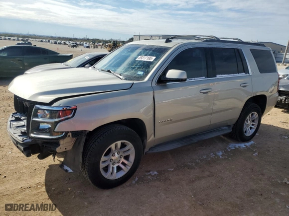 2015 Chevrolet Tahoe LT with VIN 1GNSCBKC0FR295597, listed as a Copart auction lot 89317195 with 144,036 mi miles and Salvage Title. Bid and sale history available at carsss.com. Image 1.