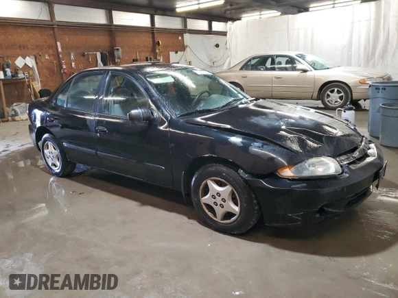 2004 Chevrolet Cavalier with VIN 1G1JC52F047373619, listed as a Copart auction lot 79183524 with 0 mi miles and Salvage Title. Bid and sale history available at carsss.com. Image 4.