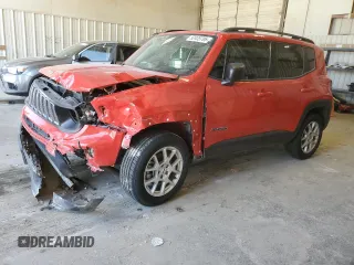2022 Jeep Renegade Sport with VIN ZACNJDA19NPN47543, listed as a Copart auction lot 52435795 with 100,194 mi miles and Salvage title. Bid and sale history available at DreamBid. Image 1.