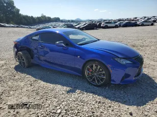 2022 Lexus RC with VIN JTHGA5BC2N5012126, listed as a Copart auction lot 76266574 with 17,693 mi miles and Salvage Title. Bid and sale history available at carsss.com. Image 4.