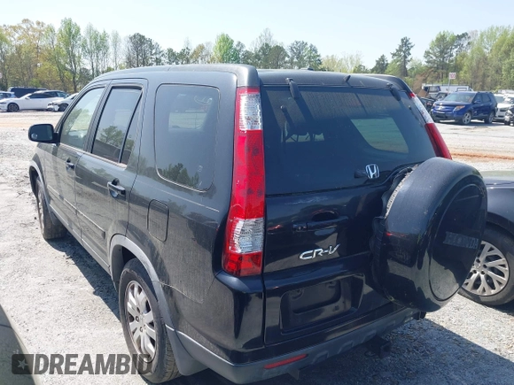 2005 Honda CR-V EX SE with VIN JHLRD78965C058856, listed as a IAAI auction lot 41266770 with 282,387 mi miles. Bid and sale history available at carsss.com. Image 3.