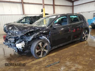 2017 Volkswagen Golf GTI S z VIN 3VW447AU3HM048436, wystawiony jako Copart lot #63110175 z przebiegiem Nie podano mil oraz Szkoda całkowita • Salvage title. Historia ofert i sprzedaży dostępna na DreamBid. Obrazek 1.